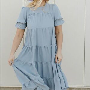 Love, olive co blue dress